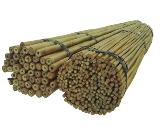 Bambupålar, bambustänger 120 cm 10/12 mm 100 st/