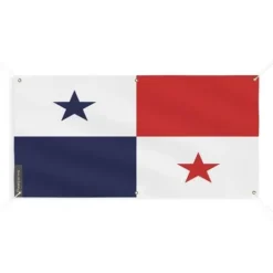 Banner Flag of Panama 6 öljetter 50x100cm i polyester