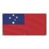 Banner Flag of Samoa 6 öljetter 120x240cm i polyester