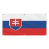 Banner Flag of Slovakia 6 öljetter 140x280cm i polyester