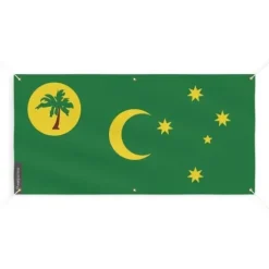 Banner Flag of the Cocos Islands 6 öljetter 100x200cm i polyester