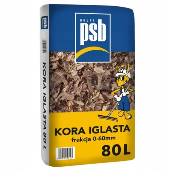 Barrträd för tallbark 80L 0-60mm PSB