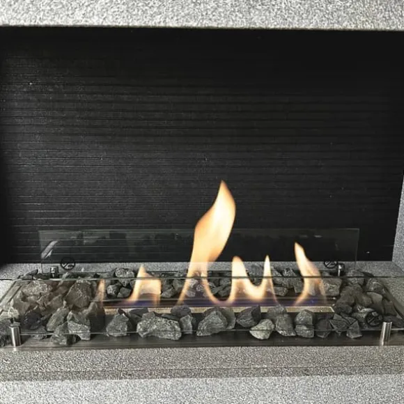 Basalt Chips - Öppen spis Tillbehör - Öppen spis dekoration - Bioetanol Öppen spis - Elspis