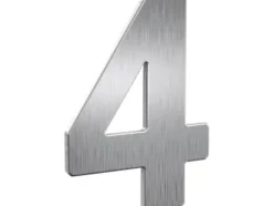 Basi 7300-0004 Husnummertavle Rustfrit stål