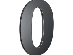 BASI HN 160, Dekorativ siffra, Stål, Antracit, 106 mm, 156 mm, 212 g