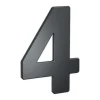BASI HN 160, Dekorativ siffra, Stål, Antracit, 114 mm, 150 mm, 192 g