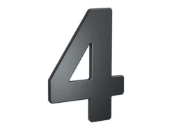 BASI HN 160, Dekorativ siffra, Stål, Antracit, 114 mm, 150 mm, 192 g