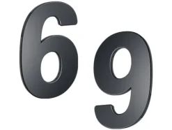 BASI HN 160, Dekorativ siffra, Stål, Antracit, 107 mm, 157 mm, 212 g