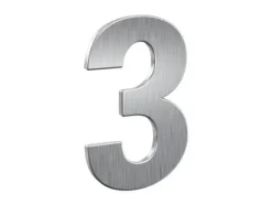 BASI HN 150, Dekorativ siffra, Rostfritt stål, Rostfritt stål, 104 mm, 156 mm, 192 g