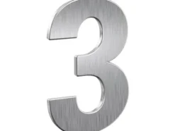 BASI HN 150, Dekorativ siffra, Rostfritt stål, Rostfritt stål, 104 mm, 156 mm, 192 g