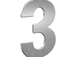 BASI HN 150, Dekorativ siffra, Rostfritt stål, Rostfritt stål, 104 mm, 156 mm, 192 g