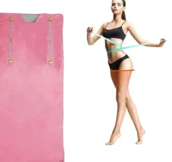 Bastu Filt, Kropp Avslappning, Termal Terapi,EU-plugg, 220 V, Rosa