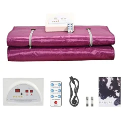 Bastu Filt, Temperaturkontroll, Bärbar Design,180x80cm, LILA