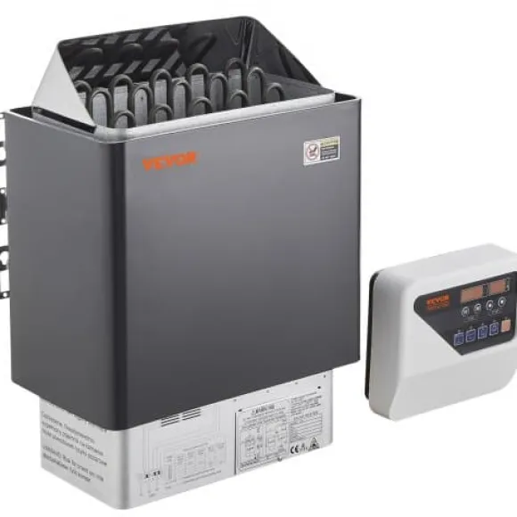 Bastuaggregat, 409x278x570 mm, Elektrisk, Inomhus/Utomhus, Digital styrning