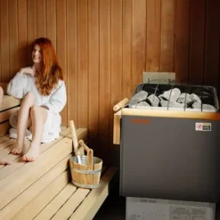 Bastuaggregat, 409x278x570 mm, Elektrisk, Inomhus/Utomhus, Digital styrning