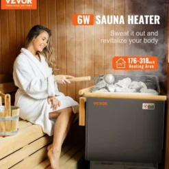 Bastuaggregat, 412x274x570 mm, Elektrisk, Inomhus Utomhus