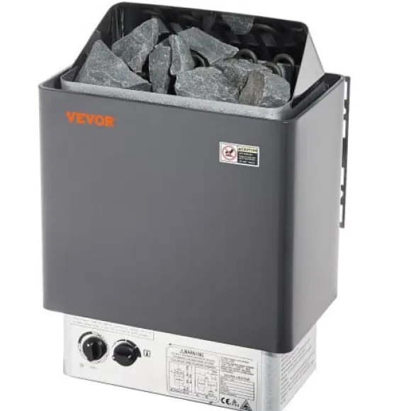 Bastuaggregat, 410x278x575 mm, Elektrisk, Inomhus/Utomhus, Rostfritt stål