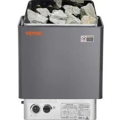 Bastuaggregat, 410x278x575 mm, Elektrisk, Inomhus/Utomhus, Rostfritt stål