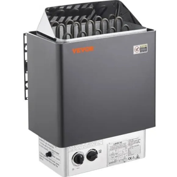 Bastuaggregat, 410x278x575 mm, Elektrisk, Inomhus/Utomhus, Rostfritt stål