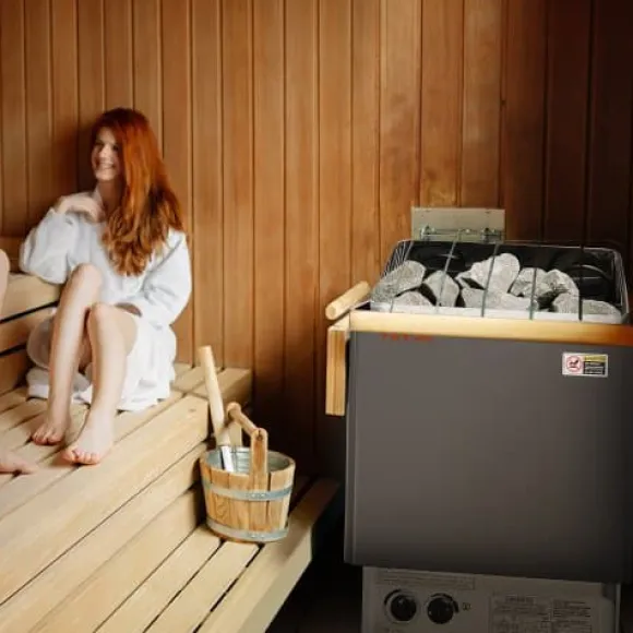 Bastuaggregat, 410x278x575 mm, Elektrisk, Inomhus/Utomhus, Rostfritt stål