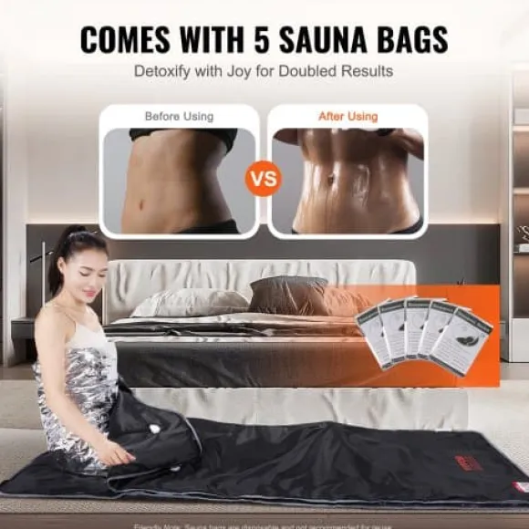 Bastu-filt Fjärrinfraröd Uppvärmning 180x79 cm, Armhål, Oxfordtyg