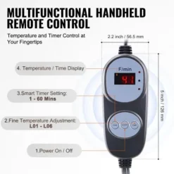 Bastu-filt Fjärrinfraröd Uppvärmning 180x79 cm, Armhål, Oxfordtyg