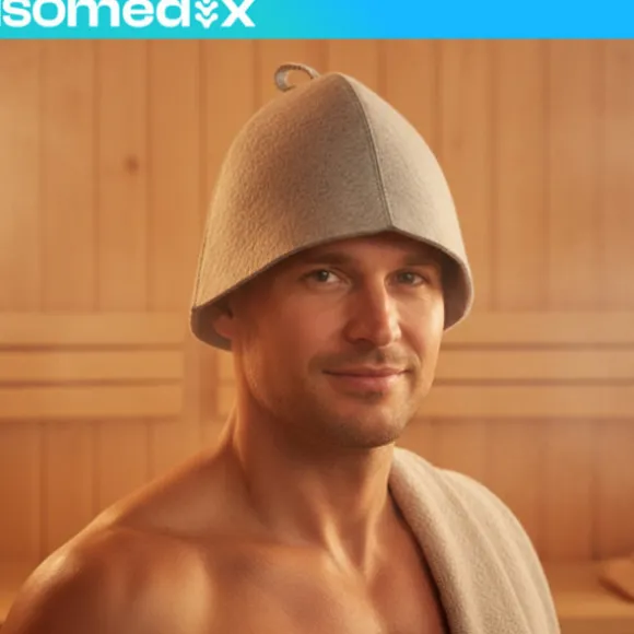 Bastuhatt i Filt – Klassisk Modell