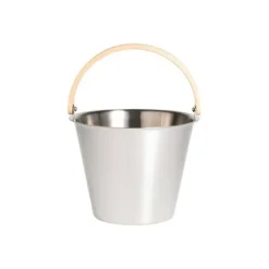 Bastuhink RENTO Rostfri/Björk