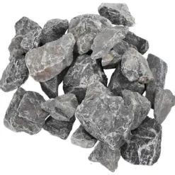 Bastusten 15 kg - Hög värmekapacitet för bastuaggregat | Färg: Grå | Storlek: 15 kg