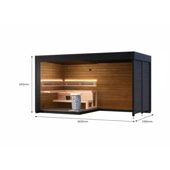 Bastustuga Saunasell Patio S Plus