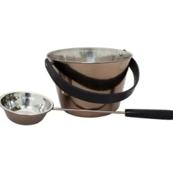 Bastustäva med Bastuskopa Emendo Rökgrå