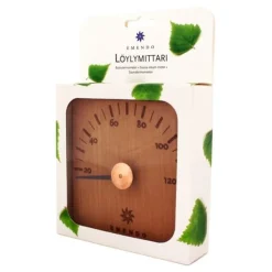 Bastutermometer Emendo I Trä