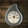 Bastutermometer Hukka droppe