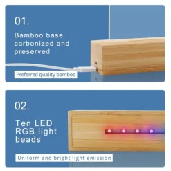 Bastutermometer Hygrometer med RGB-ljus