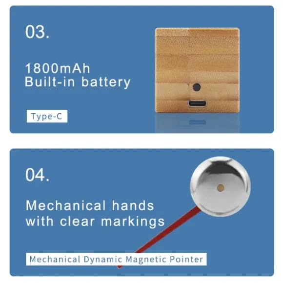Bastutermometer Hygrometer med RGB-ljus