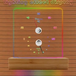 Bastutermometer Hygrometer med RGB-ljus