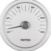 Bastutermometer RENTO Aluminium Silver