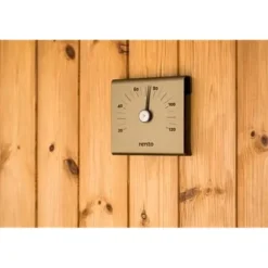 Bastutermometer RENTO Aluminium Champagne