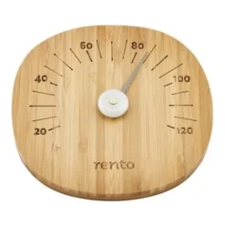 Bastutermometer RENTO Mörk bambu