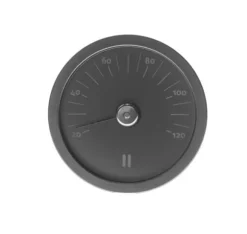 Bastutermometer RENTO SVART, D15x2cm