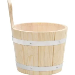 Bastutillbehör - Living Bastuhink och slev set massiv furu