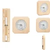 Bastutillbehör - Living 2-i-1 Bastutermometer & hygrometer sandur set massiv furu