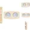 Bastutillbehör - Living 2-i-1 Bastutermometer & hygrometer sandur set massiv furu