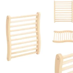 Bastutillbehör - Living Ryggstöd för bastu S-format massiv furu