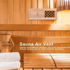Bastutillbehör, ventilationsgaller i trä, tillbehör till ångbad, ventilationsgaller för ångbad, simbassänger, basturum, hemmabruk