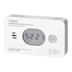 BATTERI KOLMONOXIDDETEKTOR 10 ÅR 2XAA - ON-DC-6