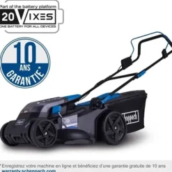 BC-MP430-X sladdlös gräsklippare - 43 cm klippning + mulching + uppsamling + justerbar höjd - SCHEPPACH 20V IXES - utan batteri eller laddare
