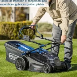 BC-MP430-X sladdlös gräsklippare - 43 cm klippning + mulching + uppsamling + justerbar höjd - SCHEPPACH 20V IXES - utan batteri eller laddare