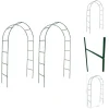 Bersåer, spaljéer & pergolor - Living Rosenbåge för klätterväxter 2 st