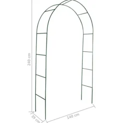 Bersåer, spaljéer & pergolor - Living Rosenbåge för klätterväxter 2 st